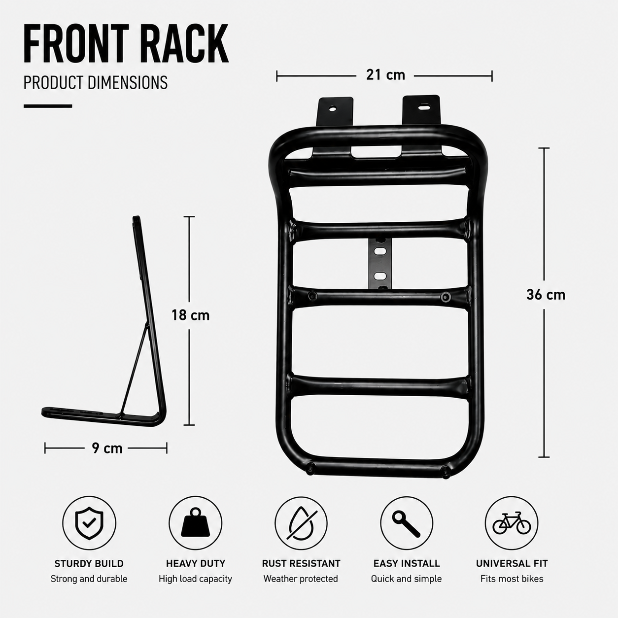 Front Rack Coogee Bikes