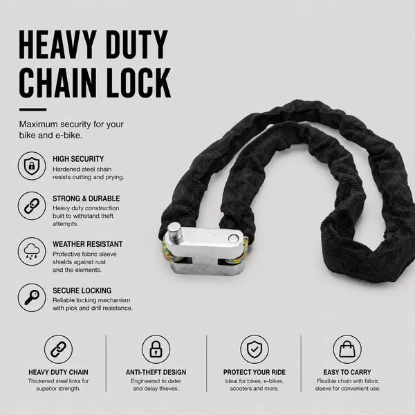 Coogee Bikes Heavy Duty Chain Lock Coogee Bikes