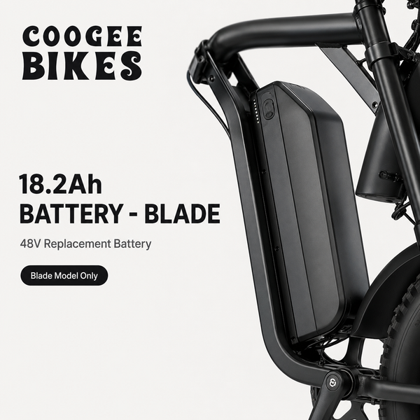 Coogee Bikes 18.2Ah Battery - Blade