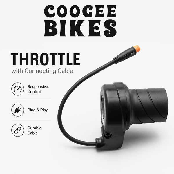 Throttle and the connecting cable