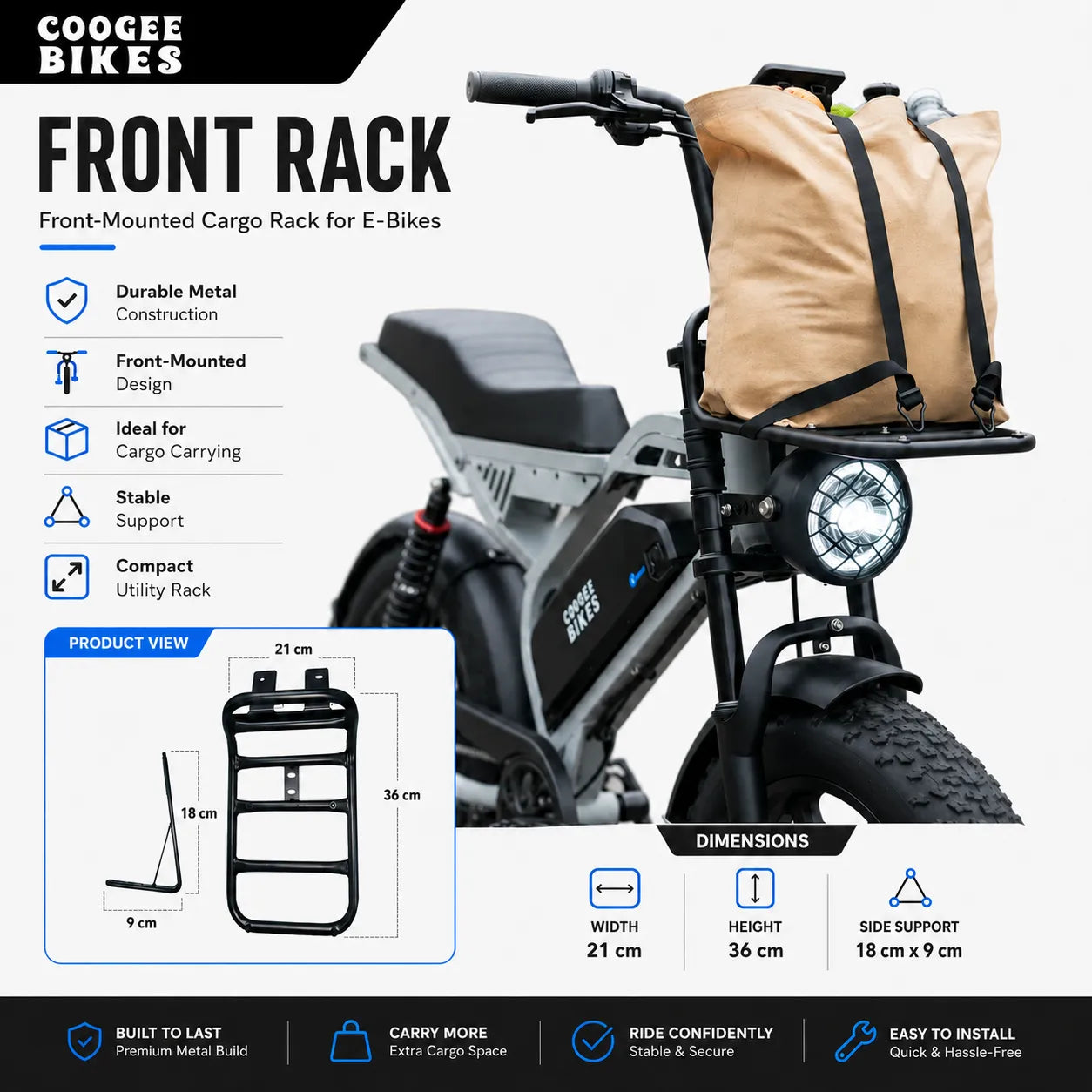 Front Rack Coogee Bikes