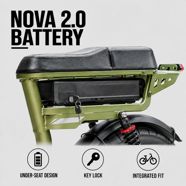 Coogee Bikes Battery for Nova 2.0 Coogee Bikes