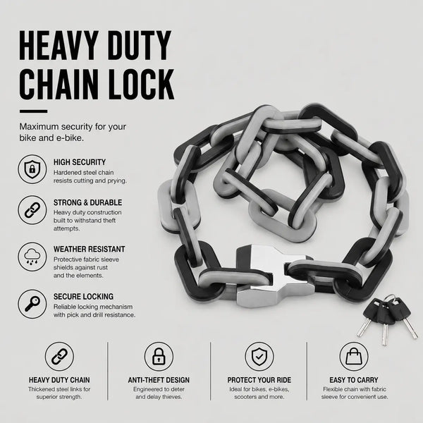 Coogee Bikes Heavy Duty Chain Lock Coogee Bikes